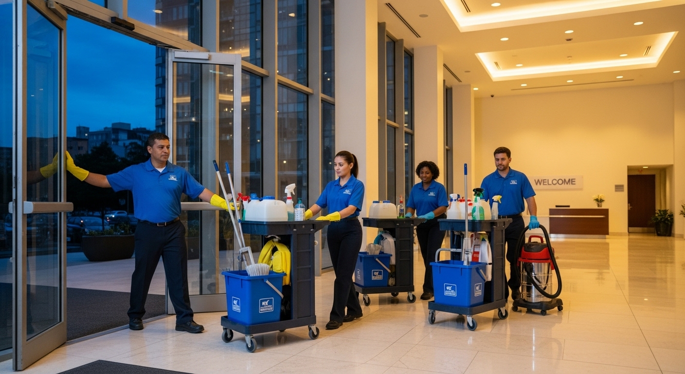 Clean, modern office environment in a New Zealand commercial business hub