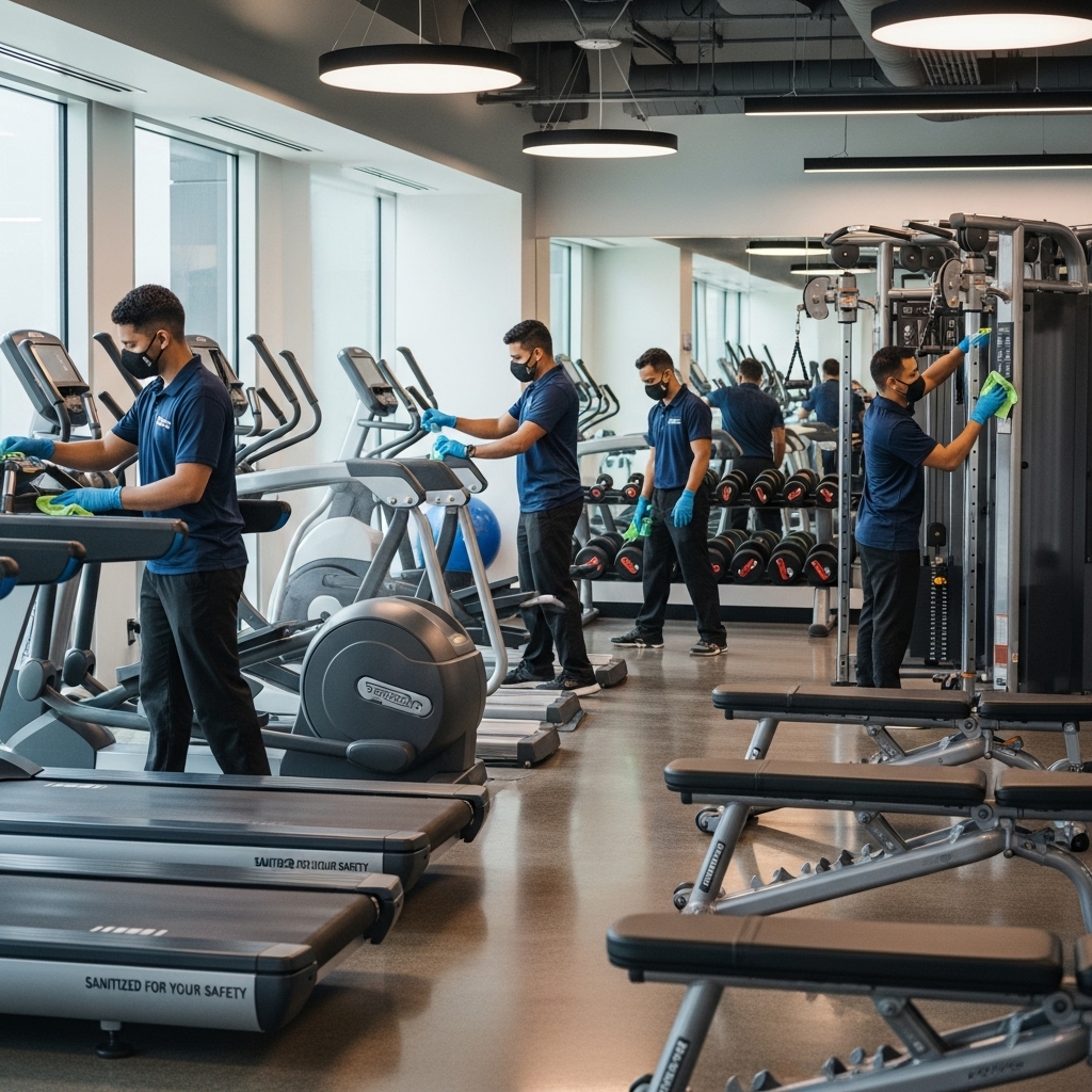 Professional gym cleaning services